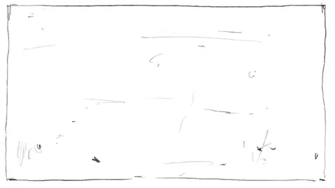 Black chaotic lines in draft on white screen. Retro effect for overlay. 4K. Video stock 292688350