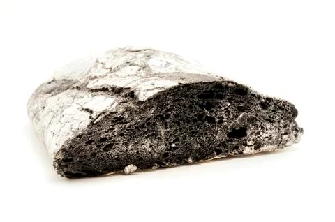 Black charcoal bread Stock-Fotos