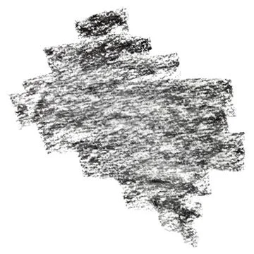 Black charcoal strokes Illustrazione stock
