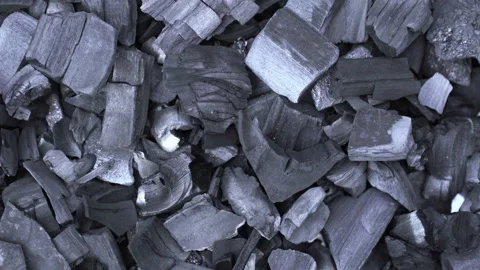 Black charcoal texture background Video stock 92222271