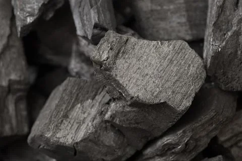Black charcoal texture Stock Photos