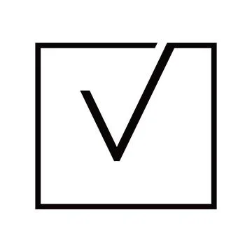 Black Check Mark In Square Stock Illustration