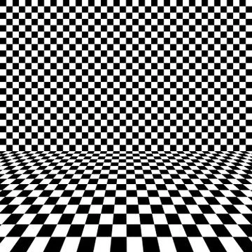 Black chess background. Vector illustration. Stock Illustration