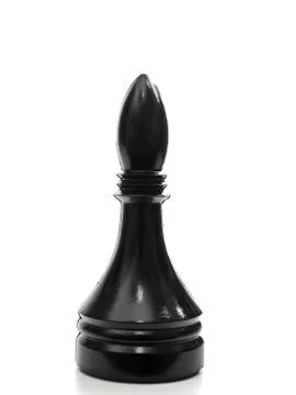 Black Chess Bishop Stock Photos