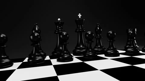 Black Chess Stock Footage 146053941