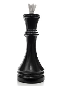 Black Chess King Stock Photos