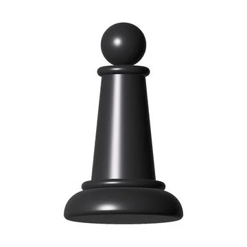 Black chess pieces Stock Illustration