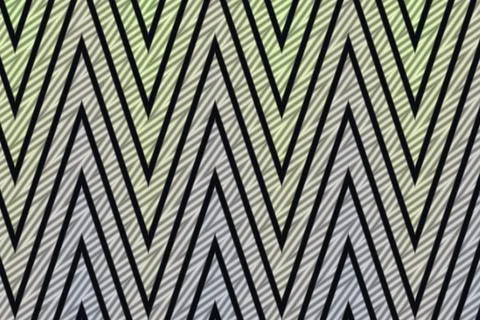 Black chevron lines repeat across a soft olive cream background creating a Stock Illustration
