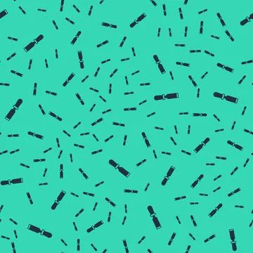 Black Chisel tool for wood icon isolated seamless pattern on green background Stock Illustration