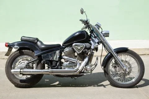 Black chopper 写真素材