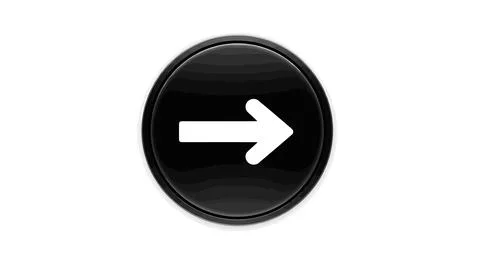 Black circle arrow button Stock Illustration