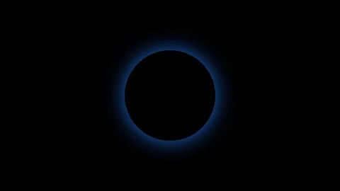 Black circle button with neon wave, red green blue light Stock Footage 339992348