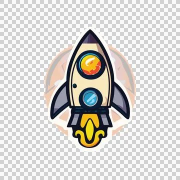Black Circle Containing Stylized Silhouette white background Stock Illustration