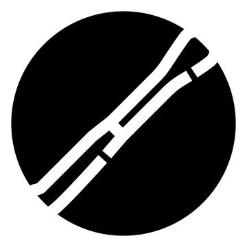 Black circle with diagonal abstract lines 스톡 일러스트