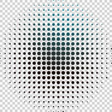 Black circle dots Foto stock
