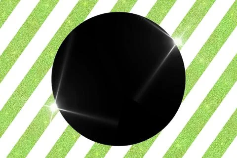 Black Circle Glitter Texture Stock Illustration