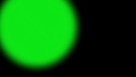 Black circle growing from corner over a green background Stock Footage 331768119