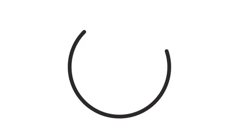 Black circle highlight animation. Motion graphic with chromakey Stock Footage 319478210