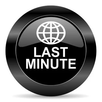 Black circle web button on white background Illustrazione stock