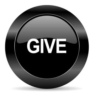 Black circle web button on white background Illustrazione stock