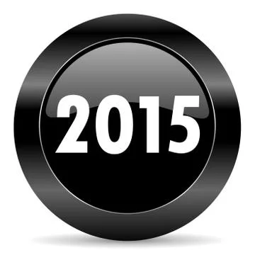 Black circle web button on white background Illustrazione stock