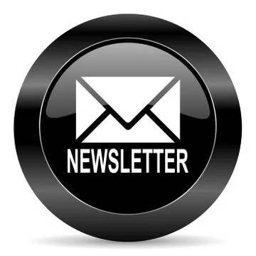 Black circle web button on white background Stockillustratie