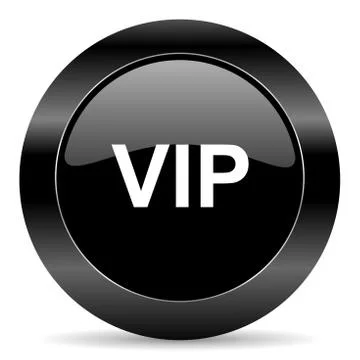 Black circle web button on white background 库存插图