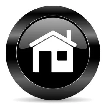 Black circle web button on white background Stock-Illustration