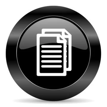 Black circle web button on white background Stockillustratie