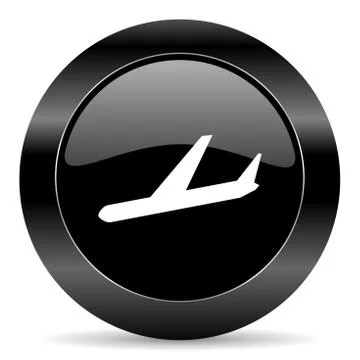 Black circle web button on white background Illustrazione stock