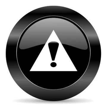 Black circle web button on white background Stockillustratie