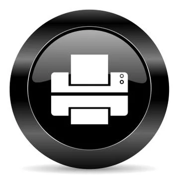 Black circle web button on white background Stockillustratie