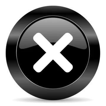 Black circle web button on white background Illustrazione stock