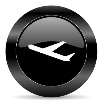 Black circle web button on white background Illustration