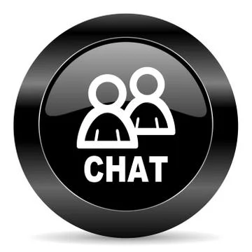 Black circle web button on white background Stock Illustration