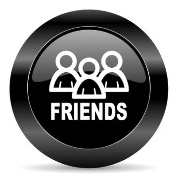 Black circle web button on white background Stock Illustration