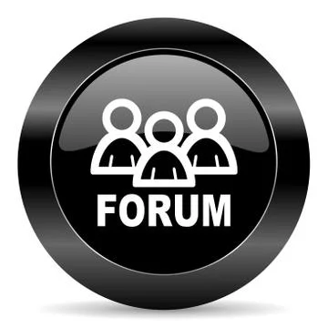 Black circle web button on white background Stock-Illustration