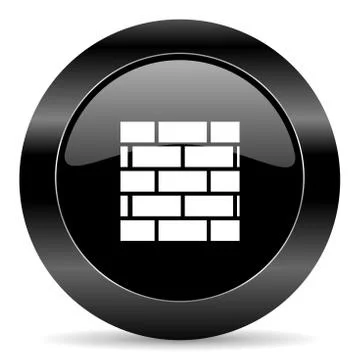 Black circle web button on white background 库存插图