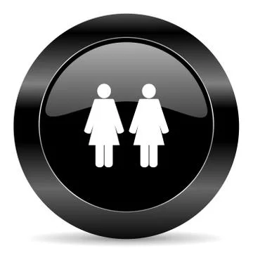 Black circle web button on white background Illustrazione stock