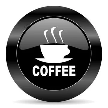 Black circle web button on white background Illustrazione stock