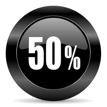 Black circle web button on white background Illustrazione stock