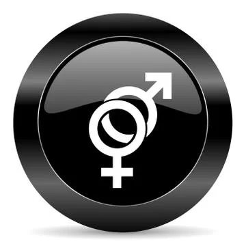 Black circle web button on white background Stock-Illustration