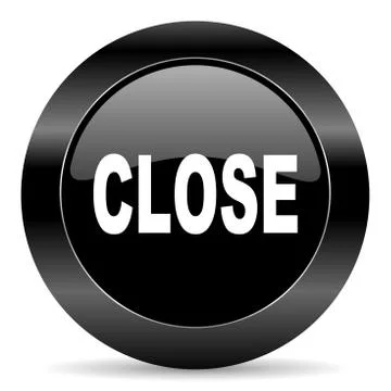 Black circle web button on white background Stockillustratie