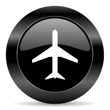 Black circle web button on white background Stock-Illustration