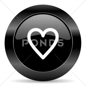 Black circle web button on white background Illustration