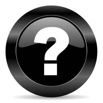 Black circle web button on white background 库存插图