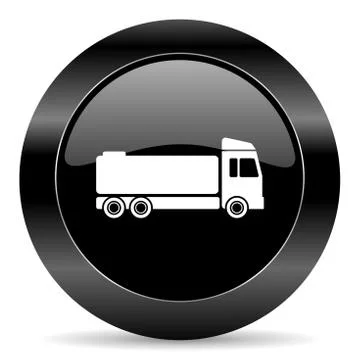 Black circle web button on white background Illustration