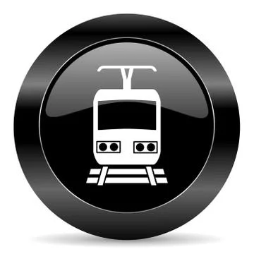 Black circle web button on white background 库存插图