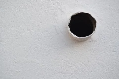 Black circle on white background Stock Photos