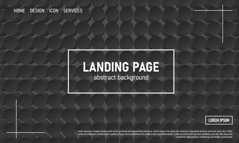 Black Circles bakcground composition Stock Illustration